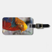 Verbluffend profiel van een roodbruin bagagelabel (Voorkant horizontaal)