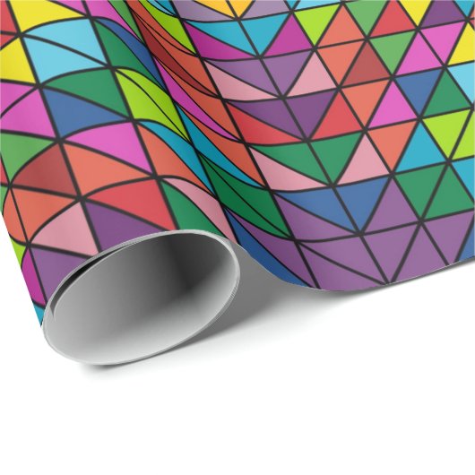 Verbluffend 'Quilt Design Happy Birthday'-cadeau Cadeaupapier (Rol Hoek)