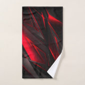 Verbluffend rood tot het Abstract Ontwerp van het Bad Handdoek (Handdoek)