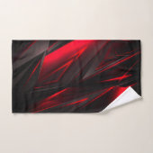 Verbluffend rood tot het Abstract Ontwerp van het Bad Handdoek (Handdoek)