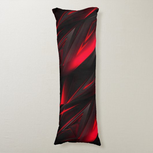 Verbluffend rood tot het Abstract Ontwerp van het Lichaamskussen (Voorkant Verticaal)