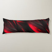 Verbluffend rood tot het Abstract Ontwerp van het Lichaamskussen (Voorkant)