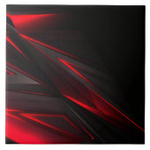 Verbluffend rood tot het Abstract Ontwerp van het  Tegeltje (Voorkant)