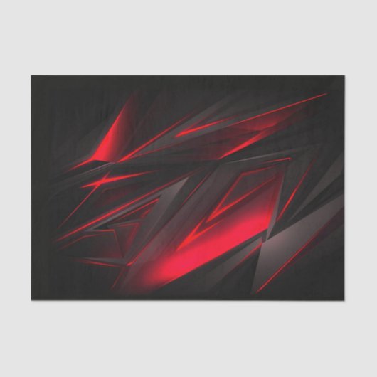 Verbluffend rood tot het Abstract Ontwerp van het  Tissuepapier (Voorkant)