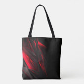 Verbluffend rood tot het Abstract Ontwerp van het  Tote Bag (Achterkant)