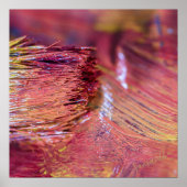 Verbluffend Roze Geel Geel Goud - Aangepaste naam Poster (Voorkant)