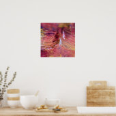 Verbluffend Roze Geel Geel Goud - Aangepaste naam  Poster (Keuken)