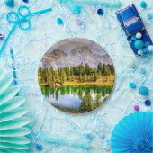 Verbluffend Schilderachtig Uitzicht van het Dolomi Papieren Bordje (Feest)