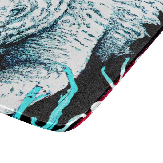 Verbluffend schilderen van een Polair Beer. Bestel Snijplank (Hoek)