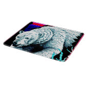 Verbluffend schilderen van een Polair Beer. Bestel Snijplank (Hoek)