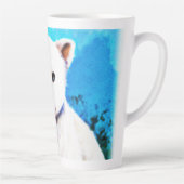 Verbluffend schilderen van een polaire Beer. Beste Latte Mok (Rechts)