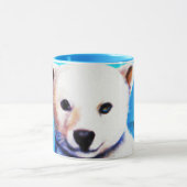 Verbluffend schilderen van een polaire Beer. Beste Mok (Midden)