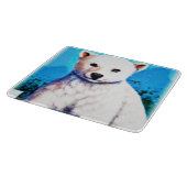 Verbluffend schilderen van een polaire Beer. Beste Snijplank (Hoek)