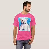 Verbluffend schilderen van een polaire Beer. Beste T-shirt (Voorkant volledig)