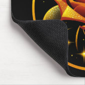 Verbluffend Single Gold-Roos Muismat (Hoek)