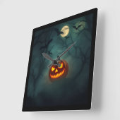 Verbluffend Siniestro – Ultieme Griezeldesign Vierkante Klok (Hoek)