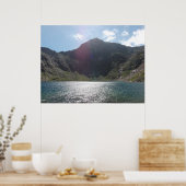 Verbluffend Snowdon-foto-Poster Poster (Keuken)