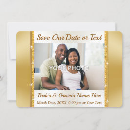 Verbluffend, sparen de Datum PHOTO Kaarten, Gepers Kaart