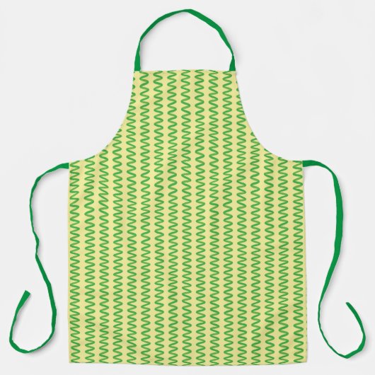 Verbluffend Spirulina All-Over Print Keuken Schort (Voorkant)