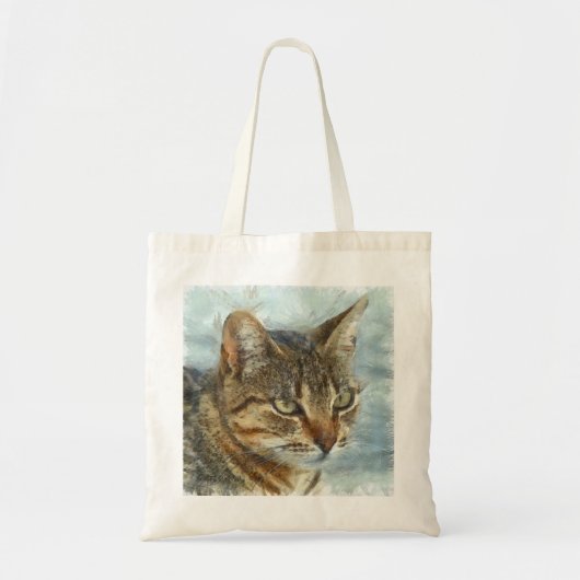 Verbluffend tablet Cat Sluiten Grafiet Potlood Por Tote Bag (Voorkant)