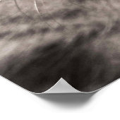 Verbluffend tafeltje feliene kattenlikkerpoot poster (Hoek)