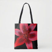 Verbluffend Tas met rode assiatische Lily Flower S (Voorkant)