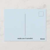 Verbluffend tropisch strand briefkaart (Achterkant)