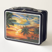 Verbluffend tropisch zonsonderstel (Voorkant)