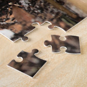 Verbluffend varend dwergzongvogel in de sneeuw legpuzzel (Zijkant)