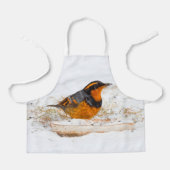 Verbluffend varend dwergzongvogel op zondag schort (Voorkant)