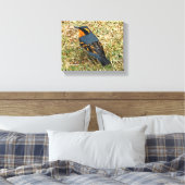 Verbluffend variabel spruitje op het gazon canvas afdruk (Insitu (Slaapkamer))