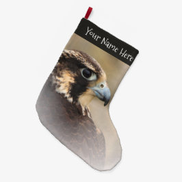 Verbluffend Vignetted Profiel van een Peregrine Fa Grote Kerstsok