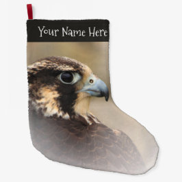 Verbluffend Vignetted Profiel van een Peregrine Fa Grote Kerstsok