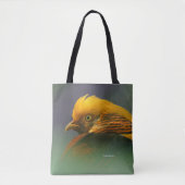 Verbluffend Vignetted Profile van een Golden Pheas Tote Bag (Voorkant)