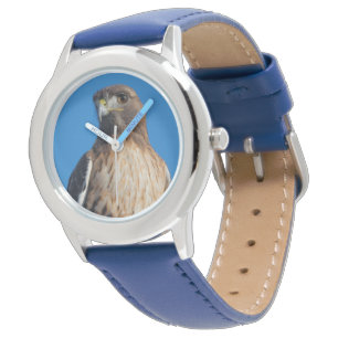 Verbluffend vivogel van de roodbaars in de zon horloge