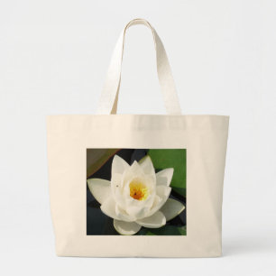 Verbluffend water met Gold Center Grote Tote Bag