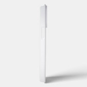 Verbluffend Witte Metalen Handgeschreven Monogram Case-Mate iPhone Case (Achterkant / Rechts)