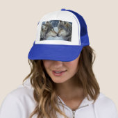 Verbluffend wolvenontwerp trucker pet (In situ)