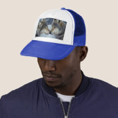 Verbluffend wolvenontwerp trucker pet (In situ)