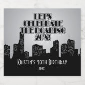 Verbluffend Zilver, partij van 1920 Bier Etiket (Enkel label)