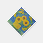 Verbluffend zonnebloempitten servet (Hoek)