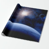 Verbluffend zonnestelsel cadeaupapier (Uitgerold)