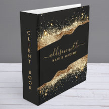 Verbluffend zwart en goud glinsterend script bedri