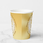 Verbluffende 100th, Gepersonaliseerde Verjaardagsp Papieren Bekers (Rechts)