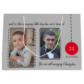 Verbluffende 21ste geboortedatum van Birthday: rod Groot Cadeauzakje (Voorkant)