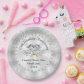 Verbluffende 25e Jubileum papieren Borden Papieren Bordje (Feest)