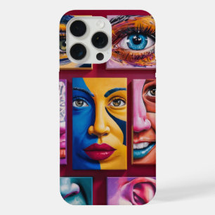 Verbluffende 3D Crimson Sticker Design voor Vrouwe iPhone 15 Pro Max Case