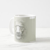 Verbluffende 3D-leeuw Koffiemok (Voorkant links)