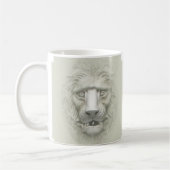 Verbluffende 3D-leeuw Koffiemok (Links)
