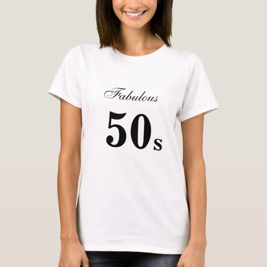 Verbluffende 50e verjaardag t-shirt (Voorkant)